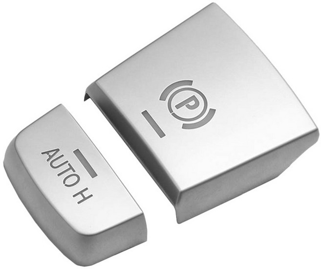 ABS 크롬 전자 핸드 브레이크 P 버튼 장식 커버 F10 F07 F01 X3 F25 X4 F26 F11 F06 X5 F15 X6 F16 자동차 액세서리, 하나, 은, 1개