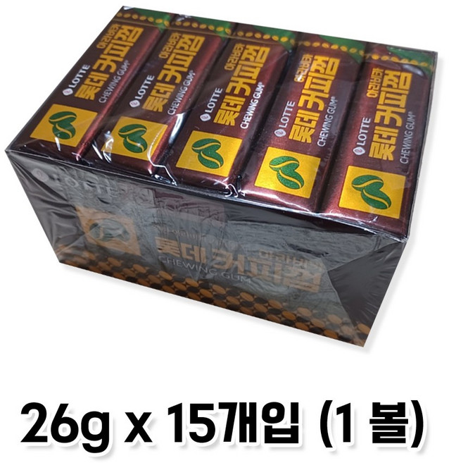 롯데 아라비카커피, 26g, 15개