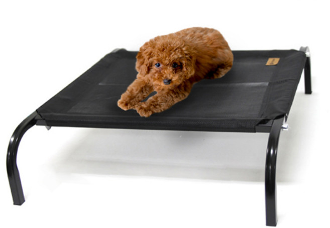 펫트롱 튼튼한 메쉬 강아지 해먹 침대, black, 1개