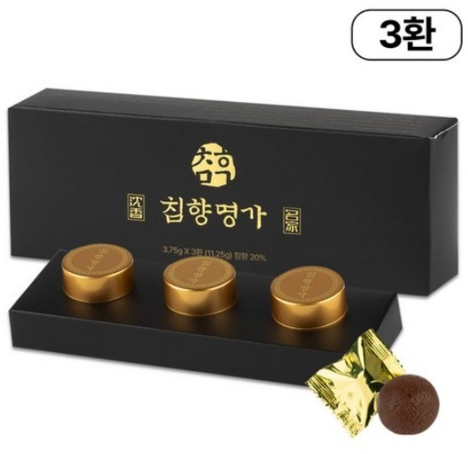 침향명가 명품 수 침향환, 11.25g, 1세트