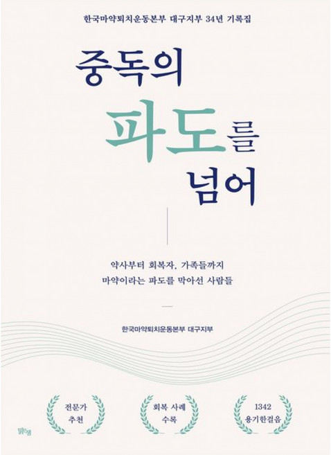 중독의 파도를 넘어 + 북마크 -약사부터 회복자 가족들까지 마약이라는 파도를 막아선 사람들, 맑은샘, 한국마약퇴치운동본부 대구지부