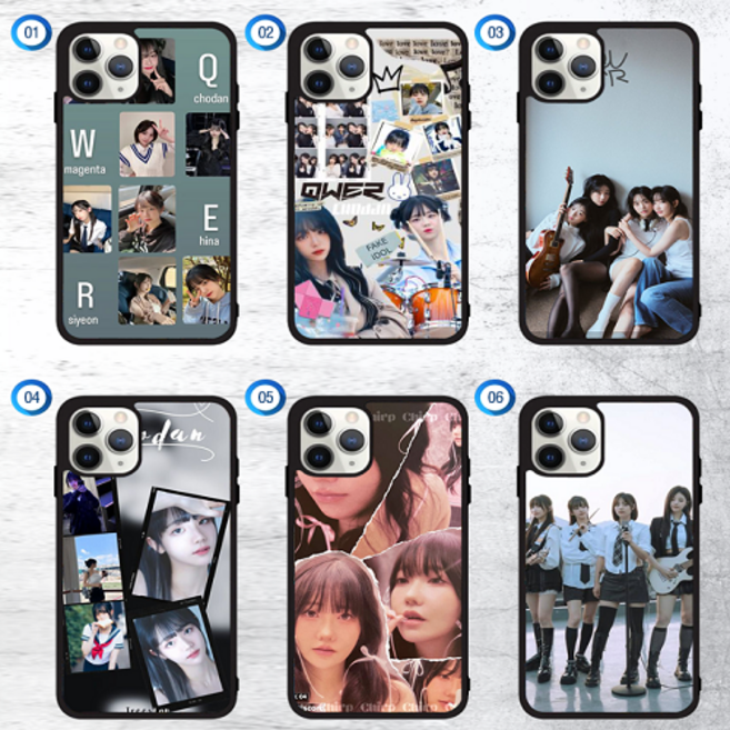 QWER 이쁜 쵸단 마젠타 케이스 S22울트라 갤럭시퀀텀3 갤럭시버디2 갤럭지점프2 M23 M33 M53 A10e A13 A23 아이폰12미니 S21