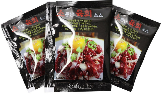 대현 소문난 육회소스 간장맛, 40g, 100개