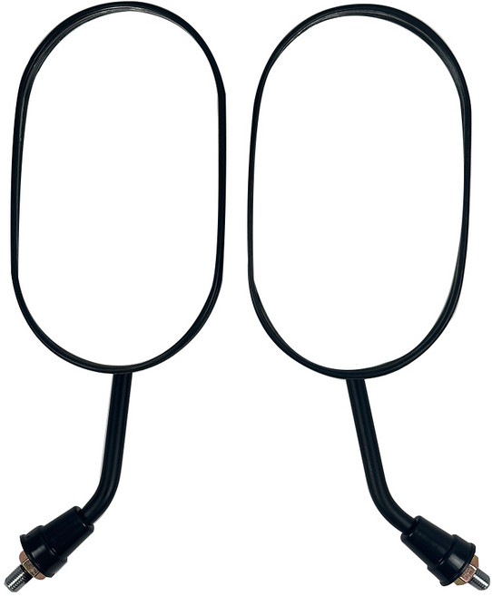 오토바이 미러 하나로 만능 미러 대형 10mm 사이드미러 슈퍼커브 미러 블랙, 1개