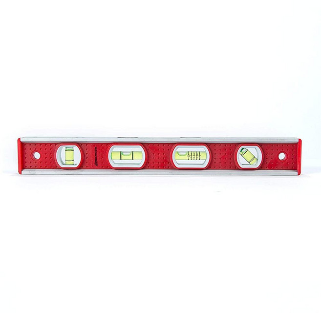 Swanson Tool TL011 22.9cm(9인치) 스피드라이트 어뢰 레벨 옐로우, 30.5cm(12인치) 공구 상자 레벨, 1개