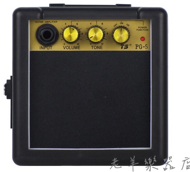 老羊樂器店 PG-05 5瓦 電吉他音箱 迷你音箱, 1個