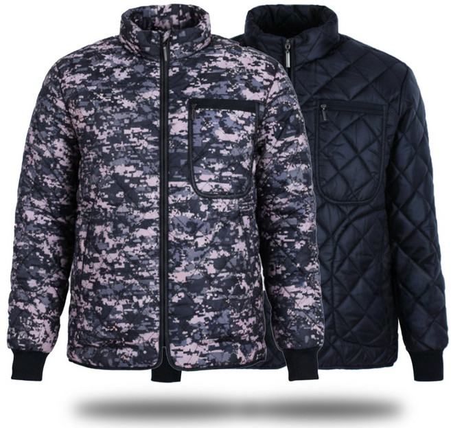 1+1 겨울 기모 깔깔이 패딩 자켓 등산 낚시 트레이닝 일상복 빅사이즈