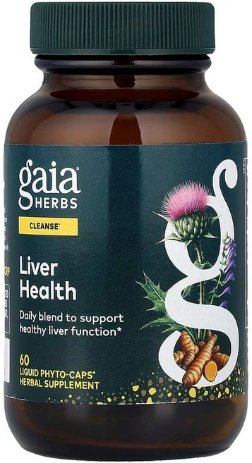 가이아 허브 Gaia Herbs 간 건강 Liquid Phyto-CAPS® 60정124879원산지:기타, 1개, 1개 - 쿠팡