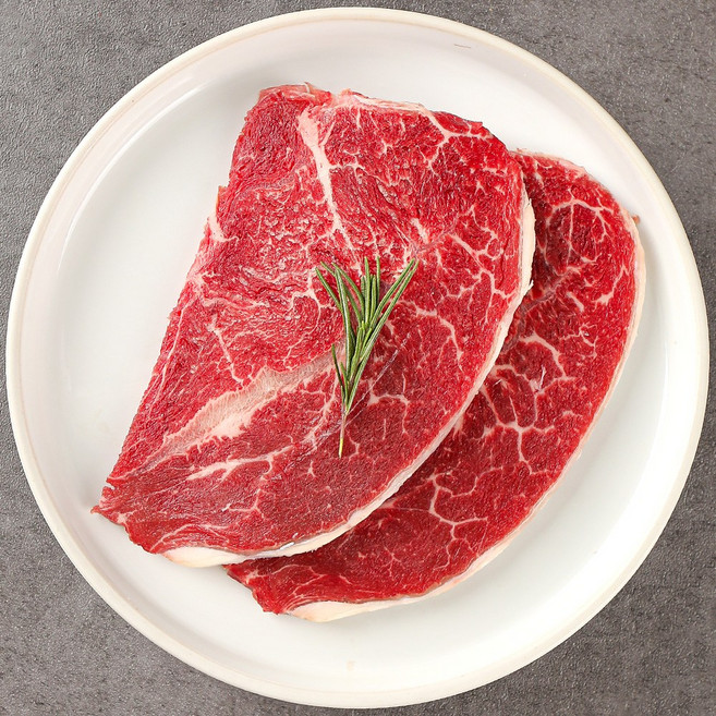 [대명축산식품] 미국산 초이스급 부채살 400g 소고기 구이용 캠핑용, 1개