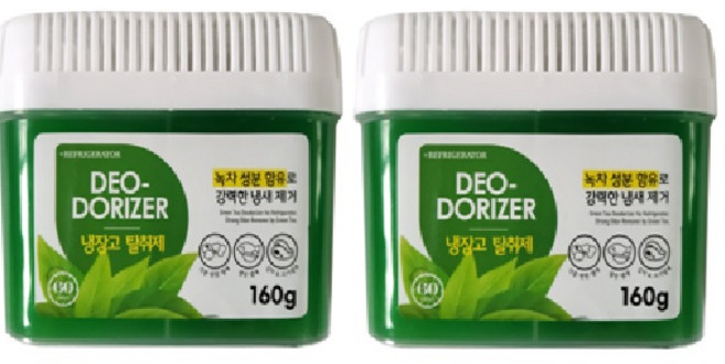 허브스토리 냉장고 탈취제 녹차젤 본품, 2개