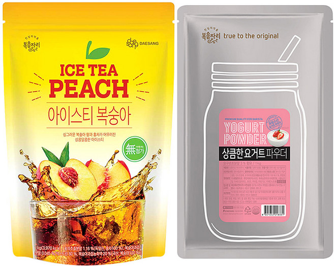 복음자리 파우더 (아이스티 복숭아 +상큼한 요거트), 1개, 1개입, 2kg