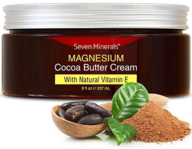세븐미네랄 마그네슘 코코아 버터 크림 237ml 미국 Seven Minerals Magnesium Cocoa Butter Cream, 1개 - 쿠팡