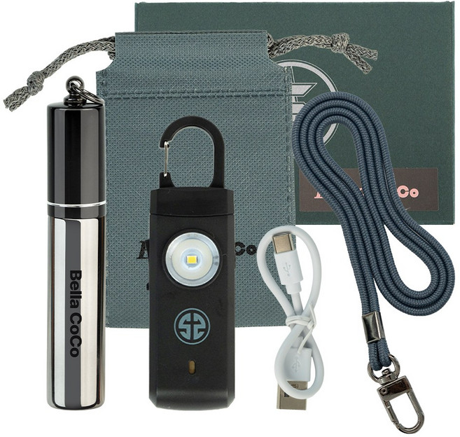 벨라코코 휴대용 호신용품 풀세트 2026년 업그레이드형, 1세트