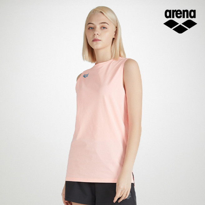 아레나 아레나스포츠 유니 야자수 그래픽 슬리브리스 S3MC1SL41CPK