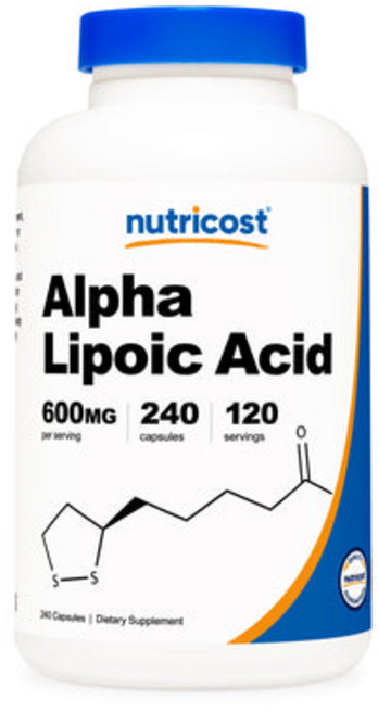 뉴트리코스트 알파 리포 산 600mg 캡슐 글루텐 프리, 240정, 1개