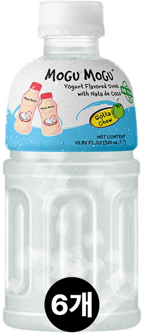 헤이지 모구모구 요거트맛 320MLX6개 1묶음 모구모구음료수, 6개, 320ml