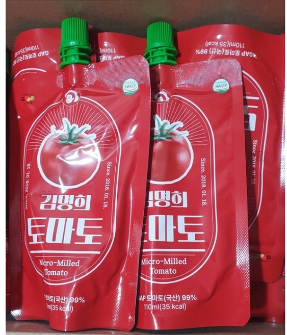 김명희 국내산 산지직송 갈아만든 100% 토마토즙, 30개, 110ml