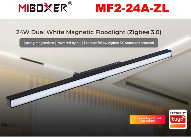 Miboxer Zigbee 시리즈 스마트 듀얼 화이트 RGB + CCT 마그네틱 스포트라이트 6W 10W 12W 24W 25W 가이드