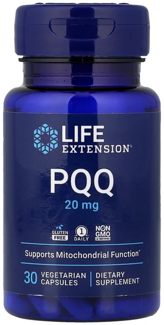 라이프익스텐션 PQQ 퀴논 20mg 30캡슐, LEX16473, 1개, 30정 - 쿠팡