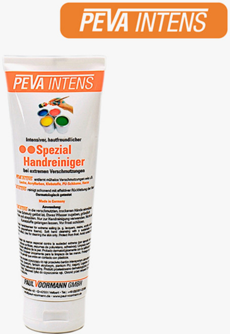 PEVAINTENS 독일제 다목적 핸드클리너 튜브형 250g 오렌지향 산업용 손 세정 기름때제거 스크럽 타입, 1개