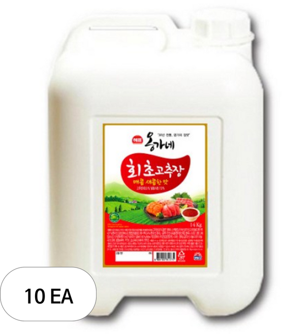 해표 옹가네 회초고추장, 14kg, 10개