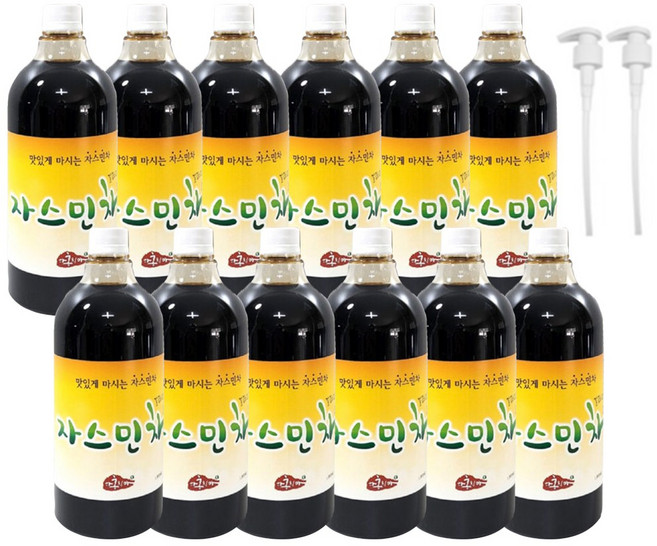홍치마 대용량 자스민차 중국집 식당 음료 고농축 원액 액상차 1 000ml 다홍치마, 1개, 12개입, 1L