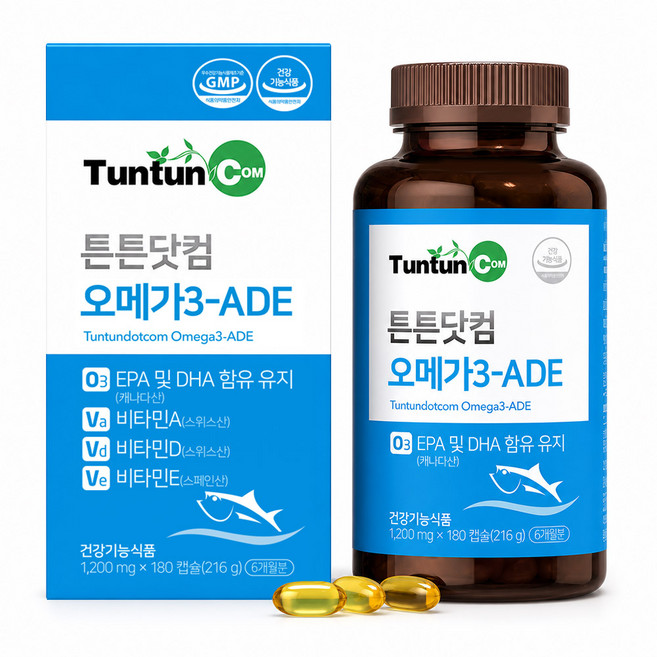 튼튼닷컴 오메가3 ADE [6개월분], 180정, 1개