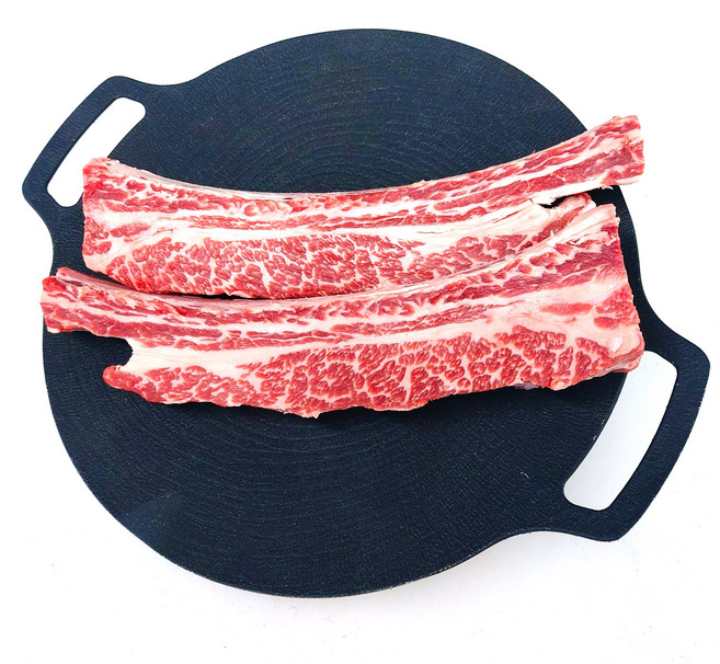 블랙앵거스 냉장CAB 우대갈비 스테이크 800g~900g 아빠가 준비한 고기, 우대갈비 반커팅, 800~ 900g, 1개