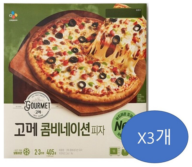 고메 콤비네이션 피자 415G x 3개, 405g