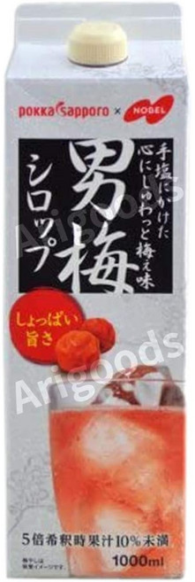 포카삿포로 오토코우메 상 남자 매실 시럽 1000ml, 1개, 1L