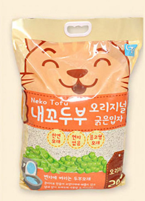 고양이 내꼬두부모래 굵은입자 오리지날 대용량, 20L, 2개, 두부향
