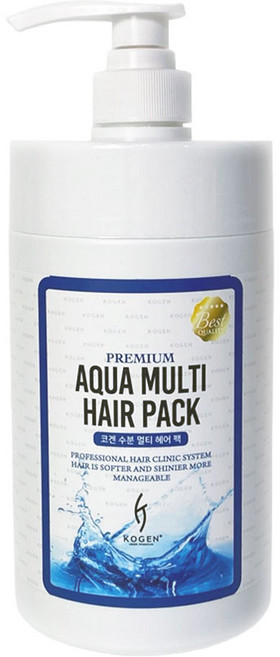 코겐 프리미엄 아쿠아 수분 멀티 헤어팩, 1개