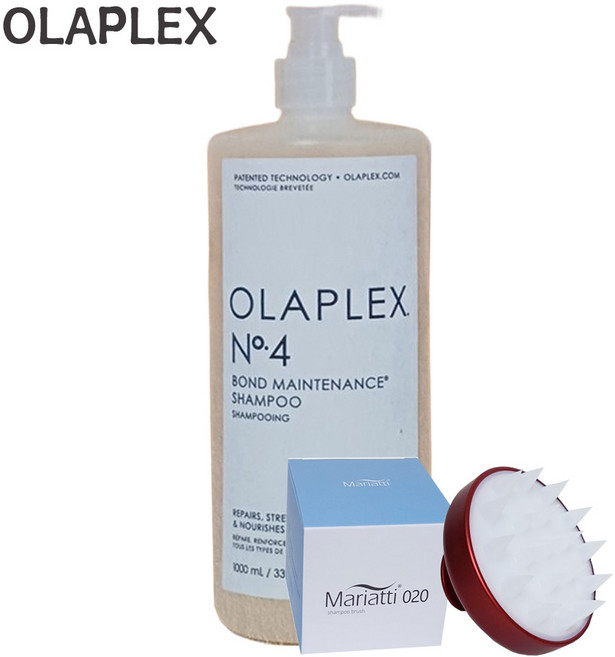 (정품)올라플렉스 NO.4 본드 메인터넌스 샴푸1000ml+샴푸브러쉬, 1개, 1L