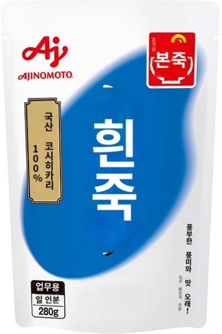 아지노모토 고시히카리 흰죽 280g, 1개