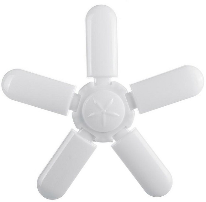 변형 가능한 LED 차고 천장 E27 워크샵 전구 블레이드 램프 산업용 265V AC85 조명 85W 접이식