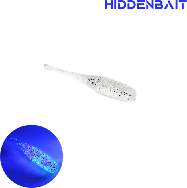 히든베이트 마브 볼락루어 송어웜 전갱이 락피쉬 아징웜, 001 CLEAR, 20개, 0.5g