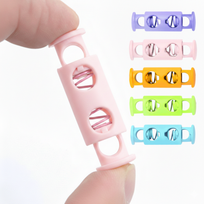 아워딜 다용도 양버튼 끈조절 스토퍼, 파스텔색, 10개