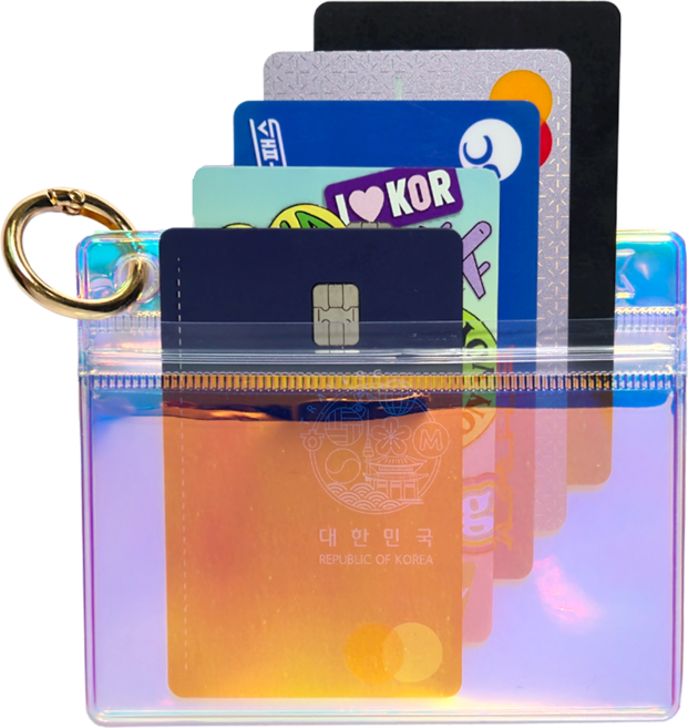 홀릭스 홀로그램 카드지갑 휴대폰 스트랩 TPU 월렛, 1개, hologram