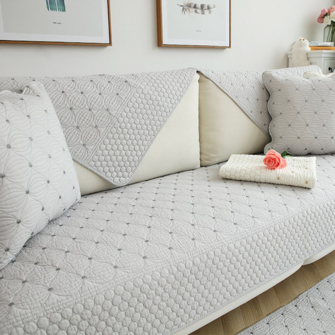 넓은 순면 패브릭 돌 카우치 쇼파 패드 토퍼 덮개 카바 개별