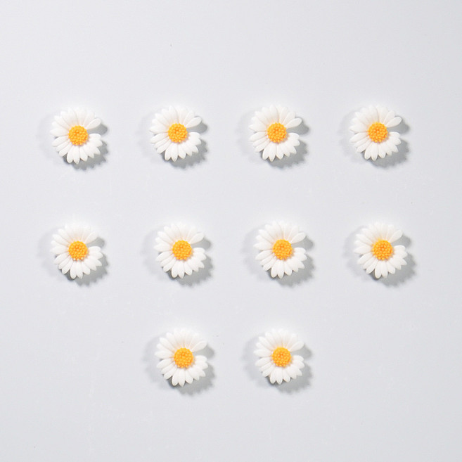 봉봉샵 미니피마데이지 냉장고 현관문 인테리어 자석 마그넷, 미니피마데이지 10P