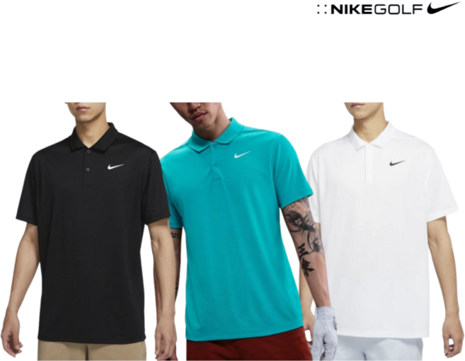 국내백화점판 나이키 골프 드라이핏 폴로 티셔츠 남성용 봄 여름 라운딩 반소매 상의