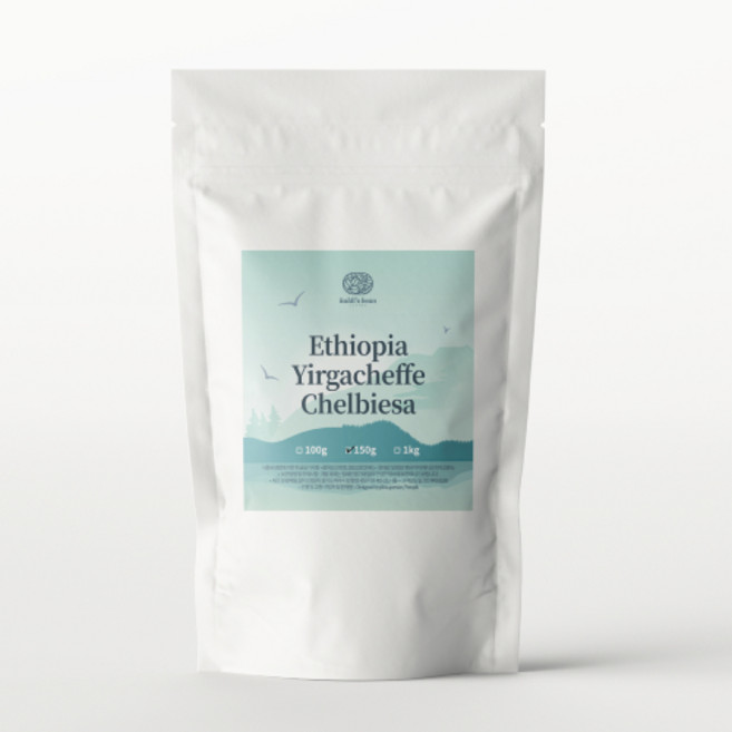 칼디스빈 에티오피아 예가체프 첼베사 원두 홀빈(분쇄안함) 200g, 150g, 1개