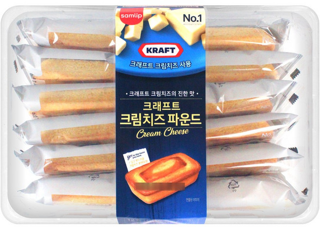삼립 크림치즈파운드, 45g, 12개