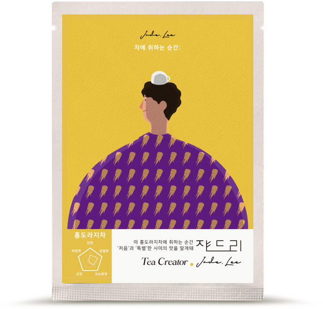 쟈드리 홍도라지차 3g 잎차형 소봉투 국내산 홍도라지, 1개, 1개입