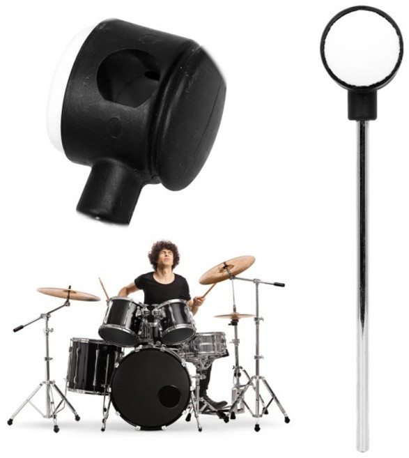 타악기 해머 헤드 마모 방지 전문 페달 비터(싱글 및 더블 베이스, 01 빠른, 1개