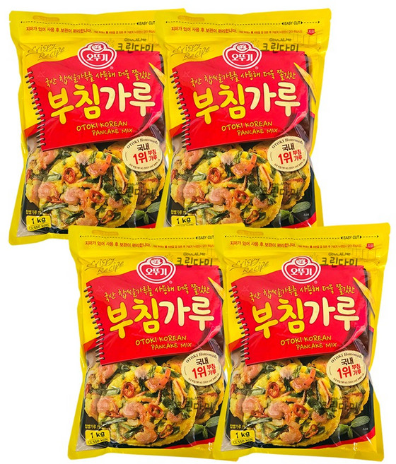 오뚜기 찹쌀가루를 사용해 더욱 쫄깃한 부침가루 1kg, 4개