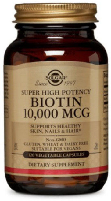 솔가 비오틴 10 000mcg 베지터블 캡슐, 120정, 1개