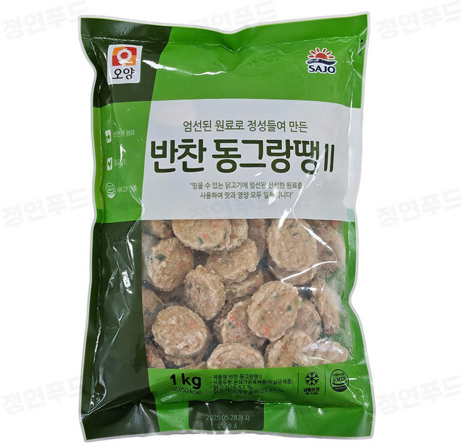 사조오양 반찬 동그랑땡, 4개, 1kg