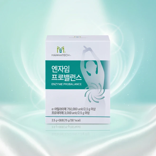 매나테크 엔자임 프로밸런스 30포, 1개, 75g - 쿠팡