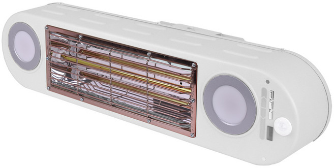 하임굿즈 만순이 욕실히터 NBH1000-BC 무타공 벽걸이형 고성능온열기 순간발열, 화이트